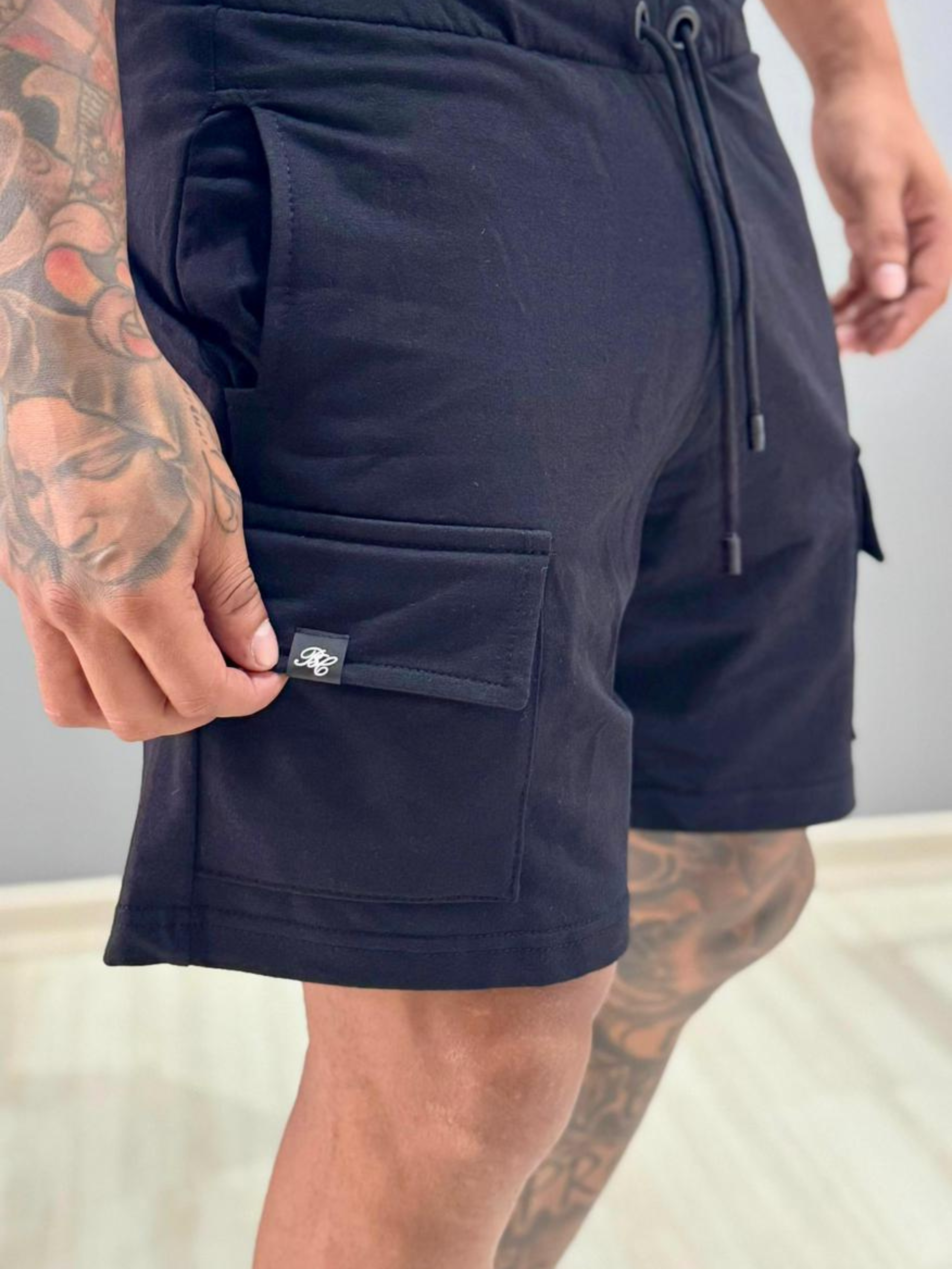 Bermuda Blessed Cargo Black - Imagem 2