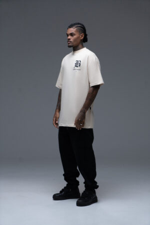 Alternative view of Camiseta Over Essence Blessed Bege