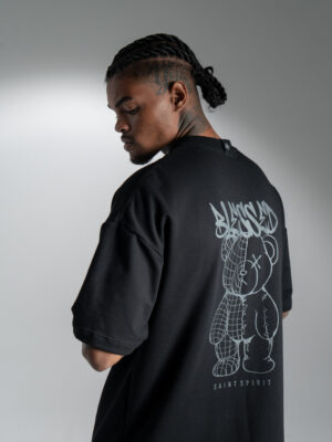 Alternative view of Camiseta Over Bear Spirit Saint Black