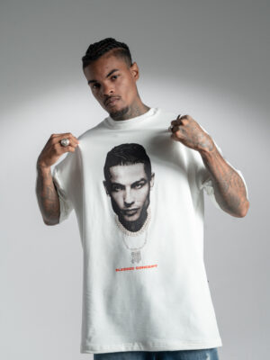 Camiseta Over Blessed CR7 Legacy Off White