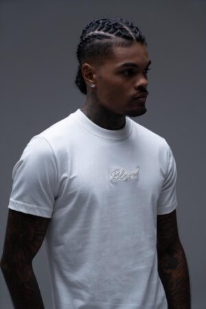 Camiseta Slim Blessed Off White