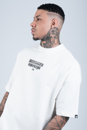 Camiseta Blessed Oversized Urban – White