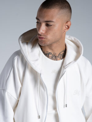 Moletom Over Essential Zip – Off White