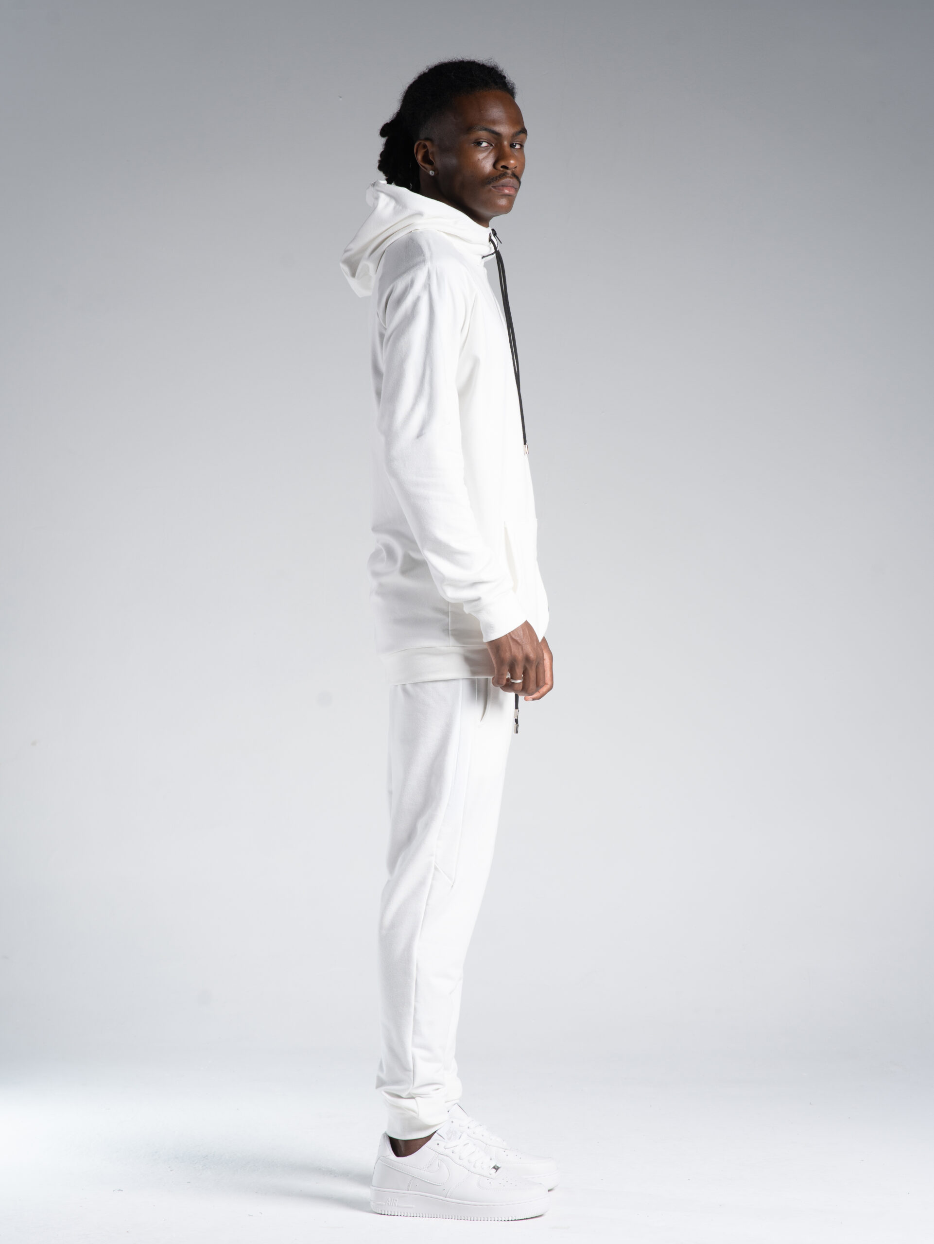 Moletom Zíper Blessed Basic - Off White - Imagem 4