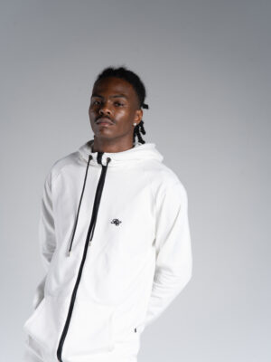 Moletom Zíper Blessed Basic - Off White