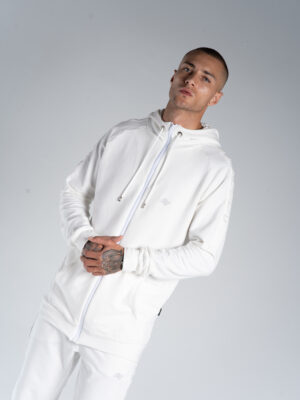 Moletom Blessed Signature Zip – White