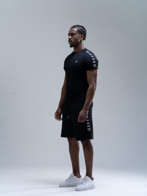 Alternative view of Camiseta Blessed Signature – Black