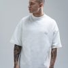 Camiseta Blessed Ribbed Over – White - Imagem 3