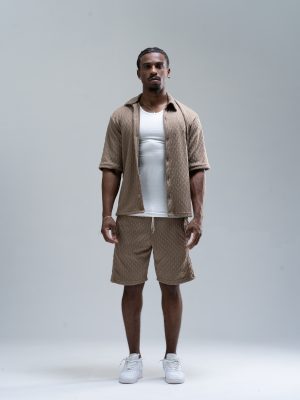 Alternative view of Camisa Blessed Textured – Bege