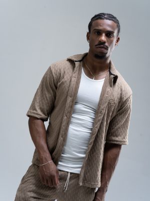 Camisa Blessed Textured – Bege