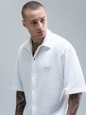 Alternative view of Camisa Blessed Textured – White